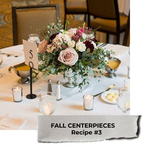 Fall Wedding Centerpieces Diy Flower Tutorials Recipes Supplies