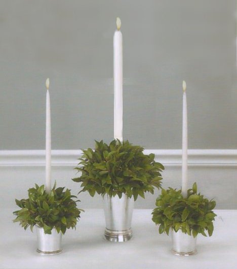 Julep Cup Unity Candle Set - DIY Wedding Flower Church Decorations