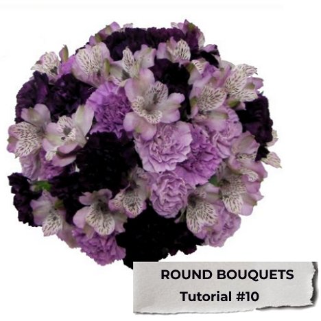 Round Bouquet - DIY Wedding Flower Tutorials, Recipes ...