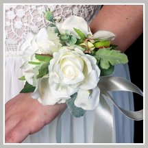 Silk Wedding Corsages - Quality Artificial Wedding Flowers