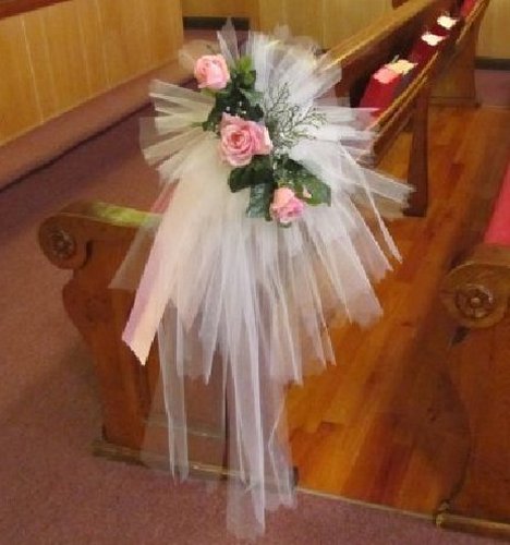 Tulle Aisle Decorations - Step by Step DIY Wedding Flower Tutorials