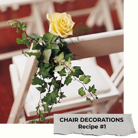 Wedding Chair Decorations Beautiful Decorating Ideas For Receptions