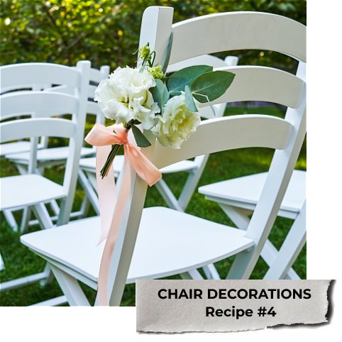 Wedding Chair Decorations - Beautiful Decorating Ideas for Receptions