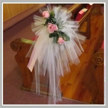 Wedding Chairs - DIY Decorations for Church Pews and Wedding Chairs